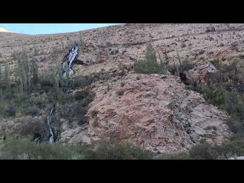 Cascadas Río Cochiguaz, en el Alto Valle del Elqui, comuna de Paihuano, Región de Coquimbo, Chile
