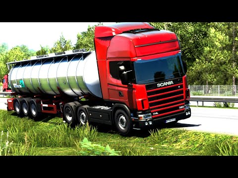ETS 2   Scania 114L Transporting Juice Concentrate Part 2