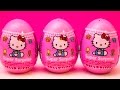 Hello Kitty Surprise Easter Eggs Sanrio Toys Huevos sorpresa