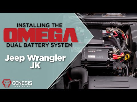 Genesis Offroad Omega Dual Battery Kit | 131-JKOMEGA | 2007 - 2018 Jeep Wrangler JK / JKU