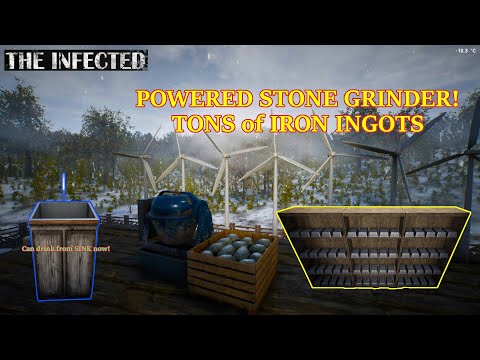 TONS of Iron INGOTS | The Infected Gameplay Ep23