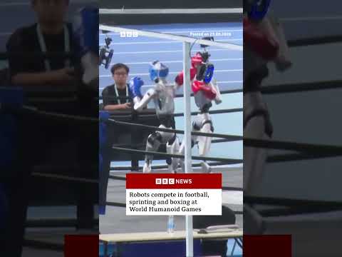 666 teams are competing in this year's games. #Robots #China #BBCNews