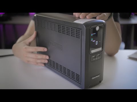 Maitinimo šaltinis nepertraukiamas UPS CyberPower PR1000ERT2U (RM/TWR, 1000VA) video