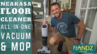 All-in-One Cordless Vacuum & Mop Floor Cleaner | NEAKASA POWERSCRUB II