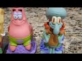 Vtg 2000 Viacom Talking Spongebob Squidward Patrick Vinyl Figures