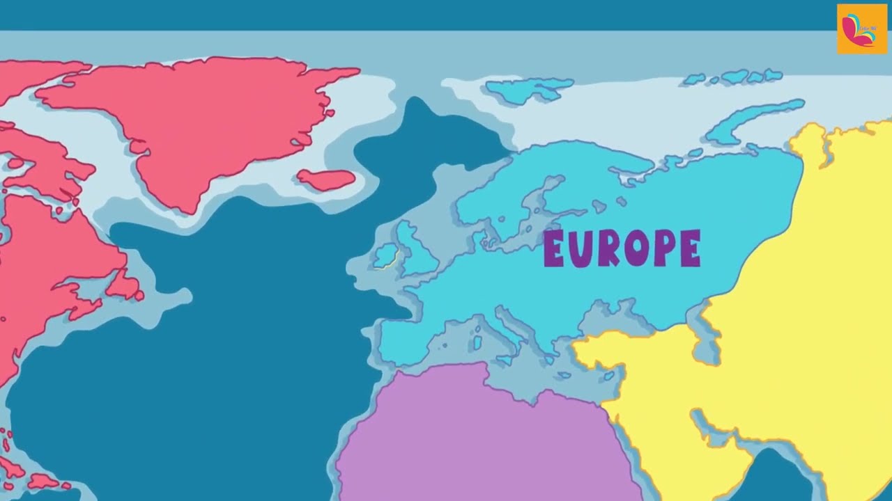 Learn World Map/Color ME Coloring Pages/Educational Channel for Children