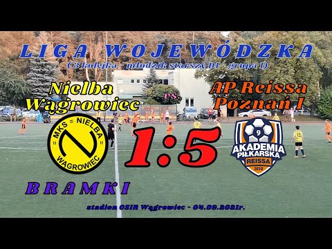Nielba Wągrowiec vs. AP Reissa Poznań I (bramki z meczu - liga wojewódzka) 08.09.2021r.