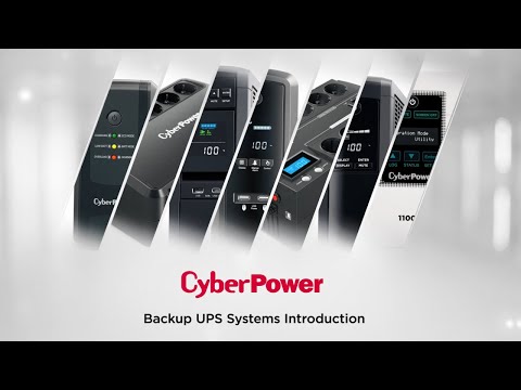 CyberPower Backup UPS Systems Product Introduction