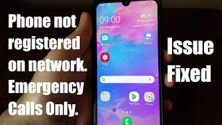 Not registered on network issue fixed | Samsung galaxy not registered on network problem solved