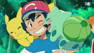 Ash meets Bulbasaur again | Cartoon anime #POKEMON SUN AND MOON