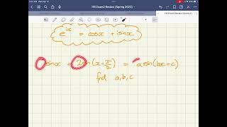 Download the video "Adding Two Sinusoidal Functions with Complex Numbers - IB AI HL Maths"
