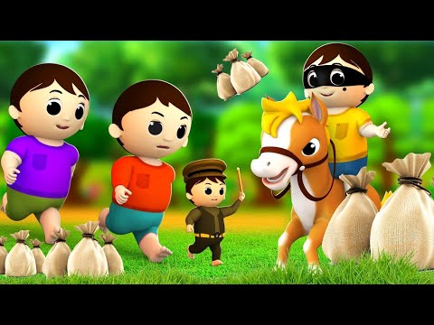 दो अनोखे दोस्त और चोर - Two Friends and Thieves Story