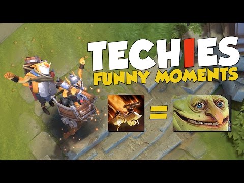 DotA 2 Techies Funny Moments