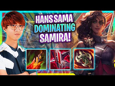 HANS SAMA DOMINATING WITH SAMIRA! | G2 Hans Sama Plays Samira ADC vs Ashe! | Preseason 2023