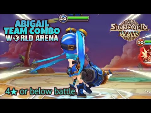 Abigail Team Combo in World Arena Ep. 2 - Summoners War
