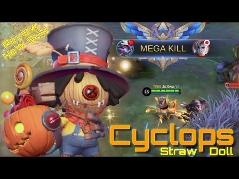 Review New Skin Hero Cyclops with the theme HALLOWEEN (Straw Doll) in Classic Match