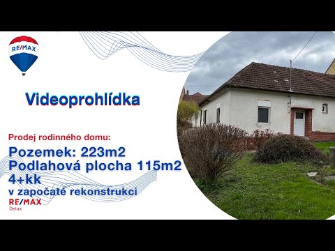 Video z << Prodej rodinného domu, 115 m2, Heroltice >>