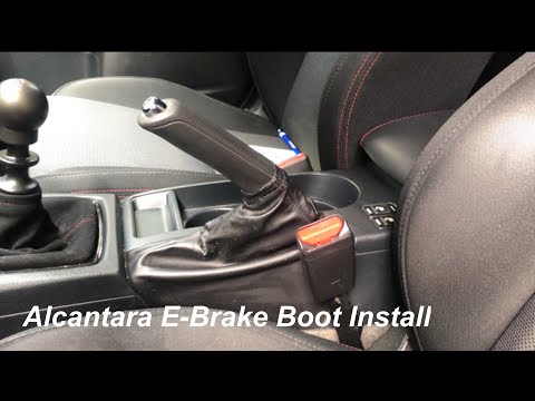 Alcantara E-Brake Boot Install | 2017 WRX | 2015 2016 2018 2019 2020 Subaru WRX STI