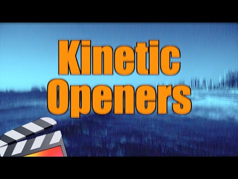 FREE Kinetic Openers for FCPX | Final Cut Pro X Motion Templates