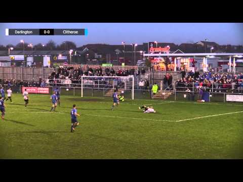 Darlington 1-1 Clitheroe - Evo-Stik First Division North - 2014/15