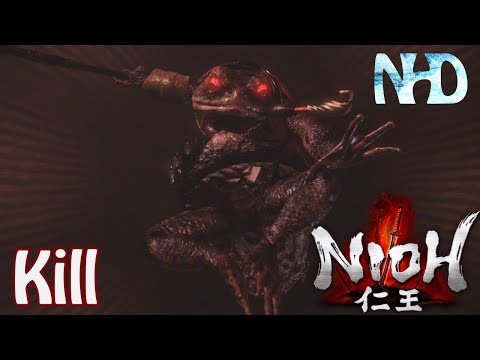 Let's Play Nioh (pt53, the struggle) Giant Toad (Boss)