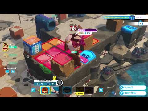 Mario + Rabbids Kingdom Battle (Donkey Kong Adventure Pt 5) Shark in the Sand [Nintendo Switch]