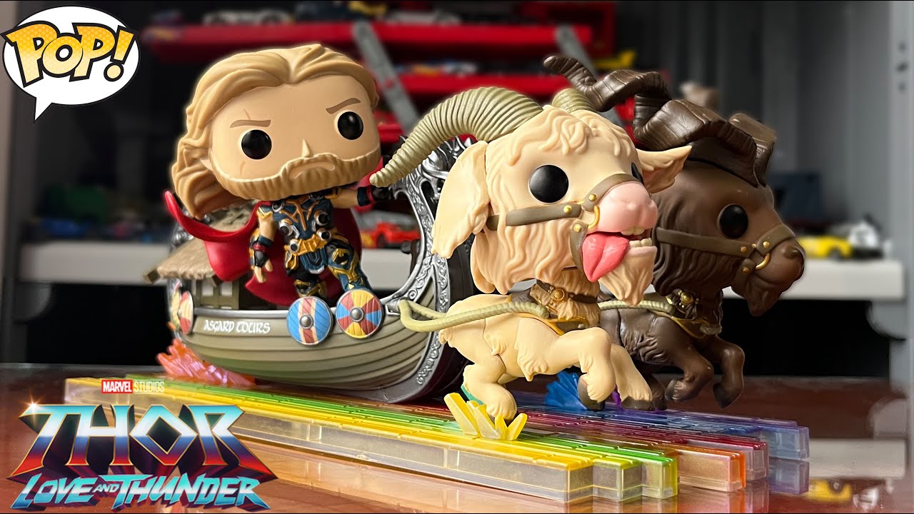 Watch video Thor Goat Boat con Toothgnasher y Toothgrinder - Thor Love and Thunder Funko Pop! Now Thor Goat Boat con Toothgnasher y Toothgrinder - Thor Love and Thunder Funko Pop!
