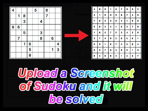 How I made a Screenshot Sudoku Solver with Machine Learning (demo+tutorial)