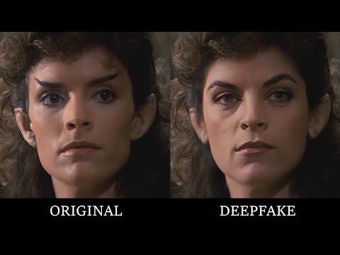 Kirstie Alley as Saavik in Star Trek III [DeepFake]