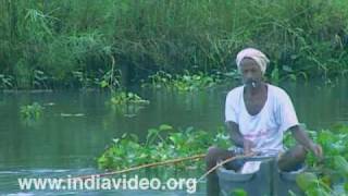 Fishing with choonda, the Kerala fish hook 