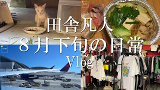 【Vlog】いなかぼん、８月下旬の日常Vlog