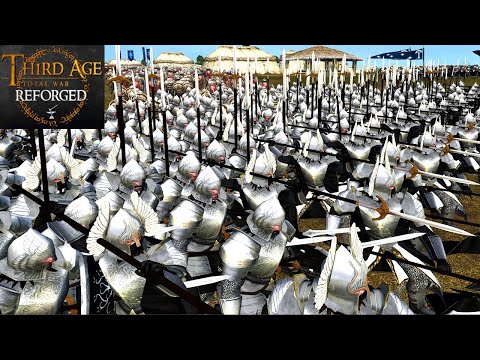 THE GREAT WAR CAMP AT HENNETH ANNUN (Siege Battle) - Third Age: Total War (Reforged)