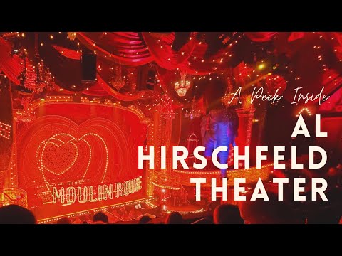 A Peek into the Al Hirschfeld Theater - NYC