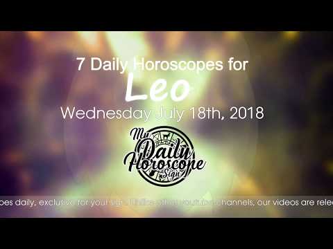 Leo's Daily Horoscope for Wednesday July 18th, 2018