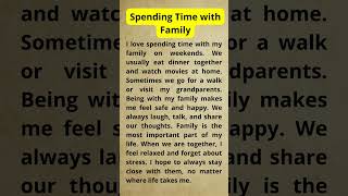 Shadowing English Practice: Family Time is the Best Time ❤️ #englishshadowing #shorts