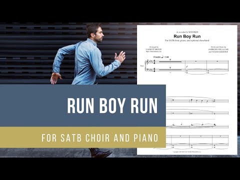 Run Boy Run (Woodkid) | SATB show choir | Arranged by Garrett Breeze (Score Preview Video)