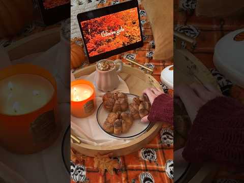 Cozy Fall Cinnamon Rolls ! 🍂  #baking #autumn