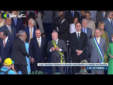 Pacheco acompanha desfile do 7 de Setembro em Brasília
