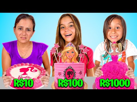 BOLO DECORADO DE R$10, R$100 ou R$1000!!