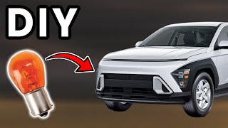 DIY 2024-2026 Hyundai Kona Turn Signal Bulb Replacement | How To Replace Kona Front Turn Signal Bulb