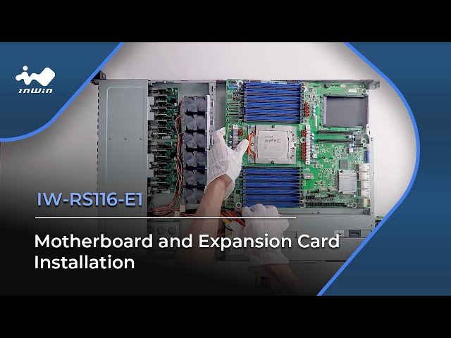 IW-RS116-E1 M/B & Expansion Card Installation