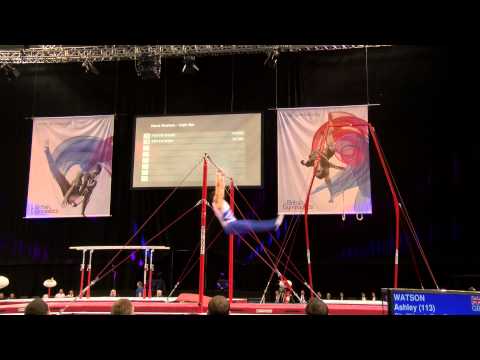 ASHLEY WATSON - SILVER - HIGH BAR - APPARATUS FINAL 2014 BRITISH - SENIOR - MASTERS