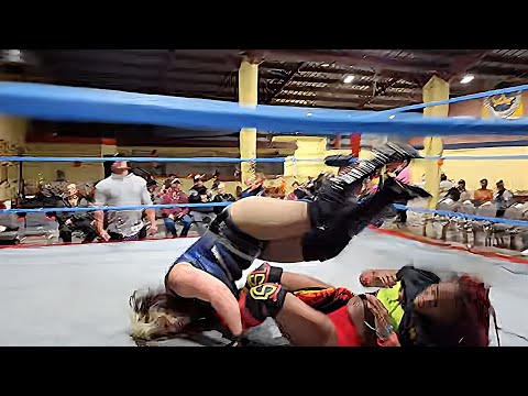 Jada stone vs Samantha Starr at  Bad boyz of wrestling of Augusta on 10-21-21