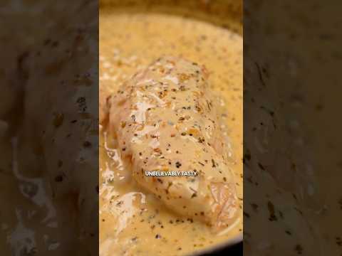 Creamy Garlic Chicken! #garlicsauce #easyrecipe #cooking