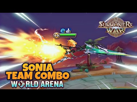 Sonia Team Combo in World Arena Ep. 2 - Summoners War