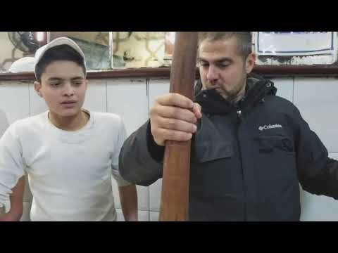 A quick video on Bakdash, the scion of Damascus's Arabic ice cream making tradition