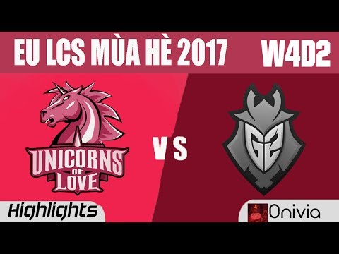 UOL vs G2 Highlights Game 2 EU LCS SUMMER 2017 Unicorns of Love vs G2 Esports