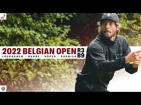 2022 PDGA Euro Tour #9 - Belgian Open | R3B9 Lead Card | Luukkonen, Barbe, Hüpper, Pagnier