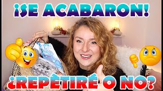 ¡PRODUCTOS TERMINADOS! Vamos a ver qué productos voy a repetir! #acabados