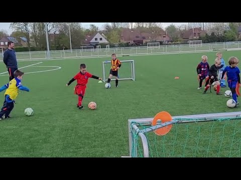 Football evening training KSK Wavria U6 ⚽️ 09.04.2024